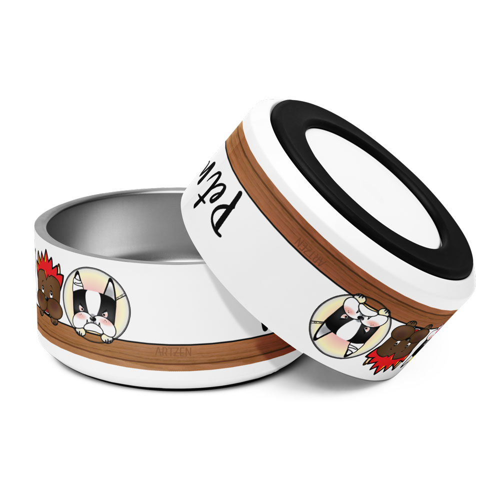 custom pet bowl bottom