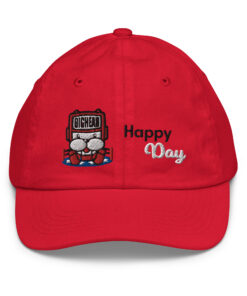 Youth baseball cap Red Bulky