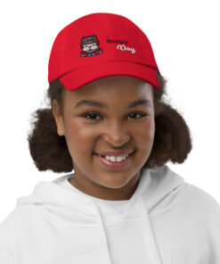 Youth baseball cap Red Bulky girl
