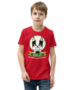 Youth tee Monster red boy