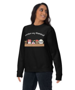sweatshirt black front woman