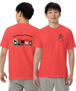 Men's Embroidered Heavyweight T-Shirt - PMF Blaze Edition