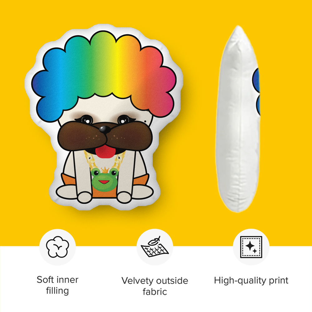 HiHop Don Shaped Pillow - Soft and Colorful Cushion for Snuggling - Image 2