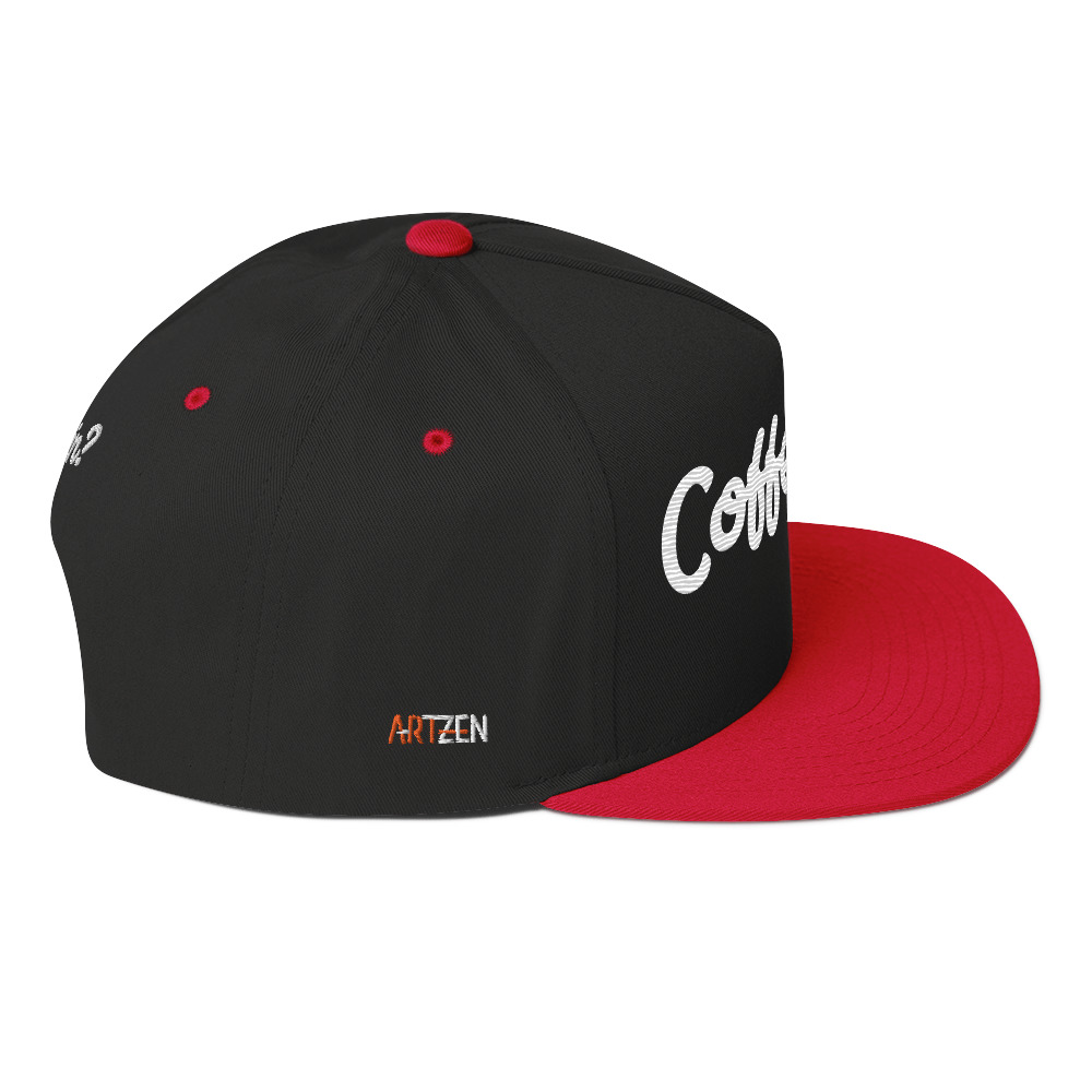 HipHop Don Flat Bill Cap - Coffee or Pug - Image 10