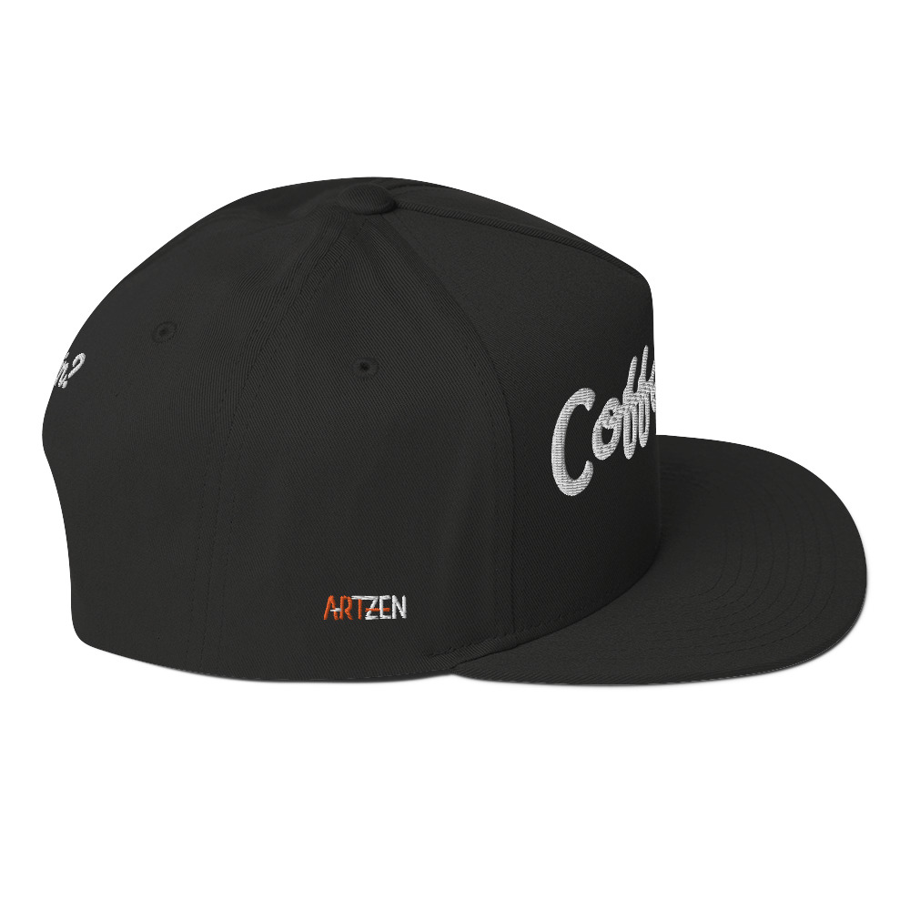 HipHop Don Flat Bill Cap - Coffee or Pug - Image 15