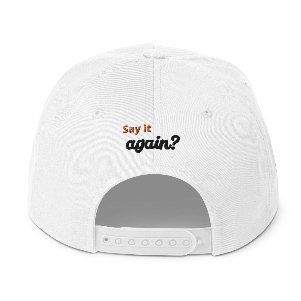 HipHop Don Flat Bill Cap - Coffee or Pug - Image 3